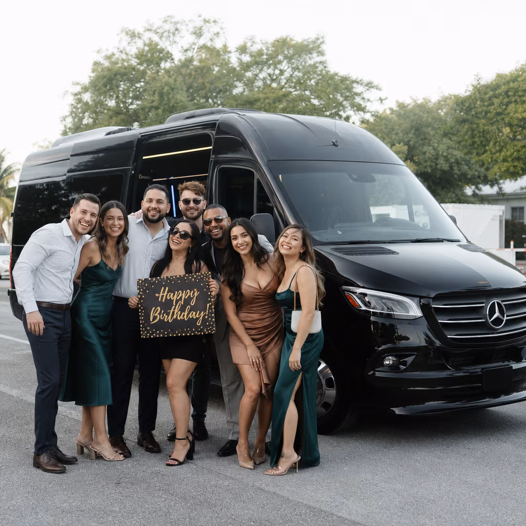 Birthday party bus